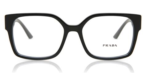 Prada PR 10WV 1AB1O1 Eyeglasses in Black .